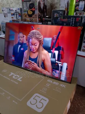 New 55 Inches TCL Qled Good Smart Android Tv