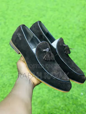 Men’S Super Classic Clarks Suede Loafers