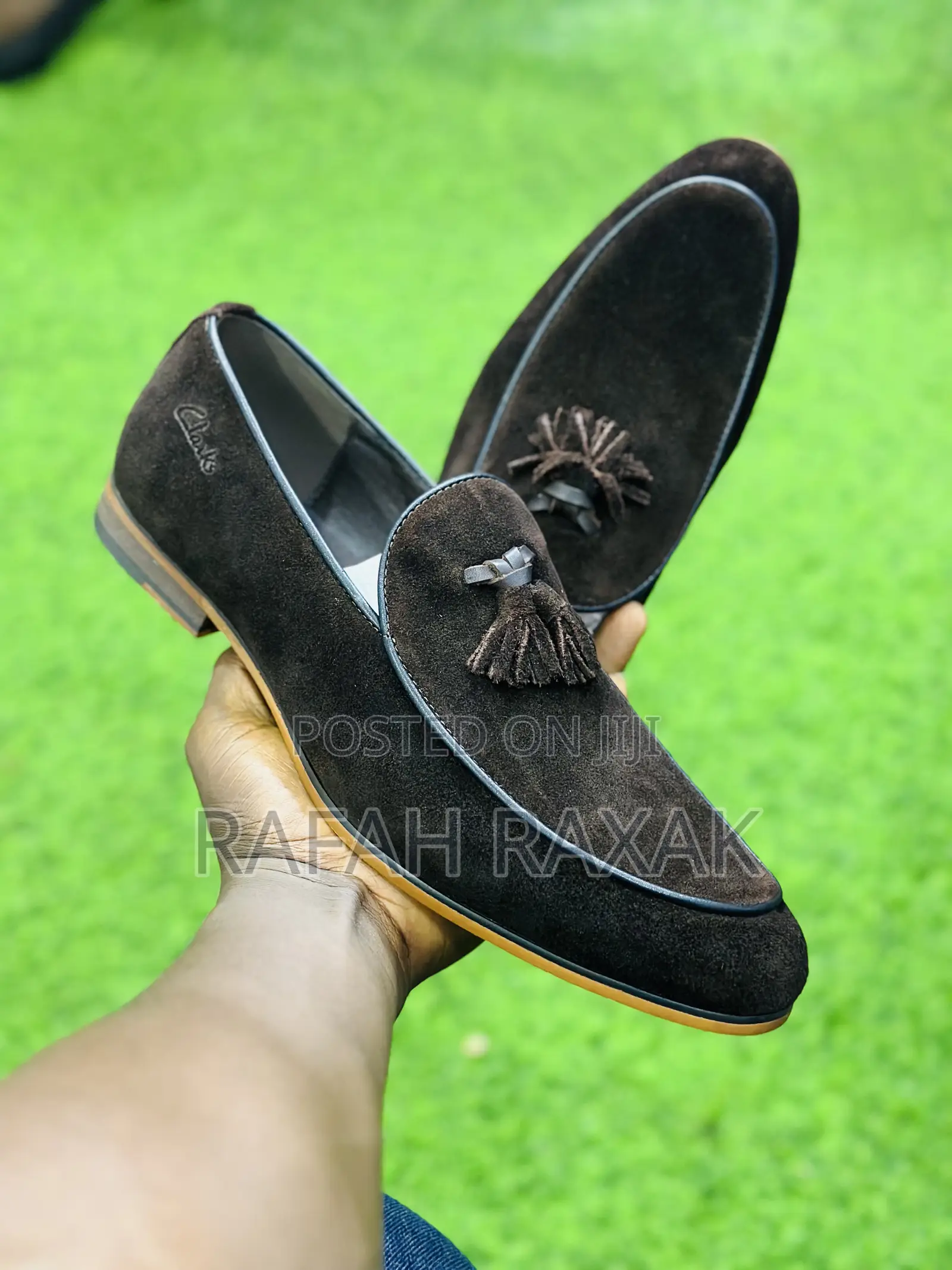 Men’S Super Classic Clarks Suede Loafers