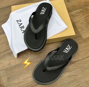 Original Black Zara Luxury Slippers