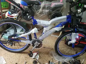 Blue Bicycle With 16size Rims