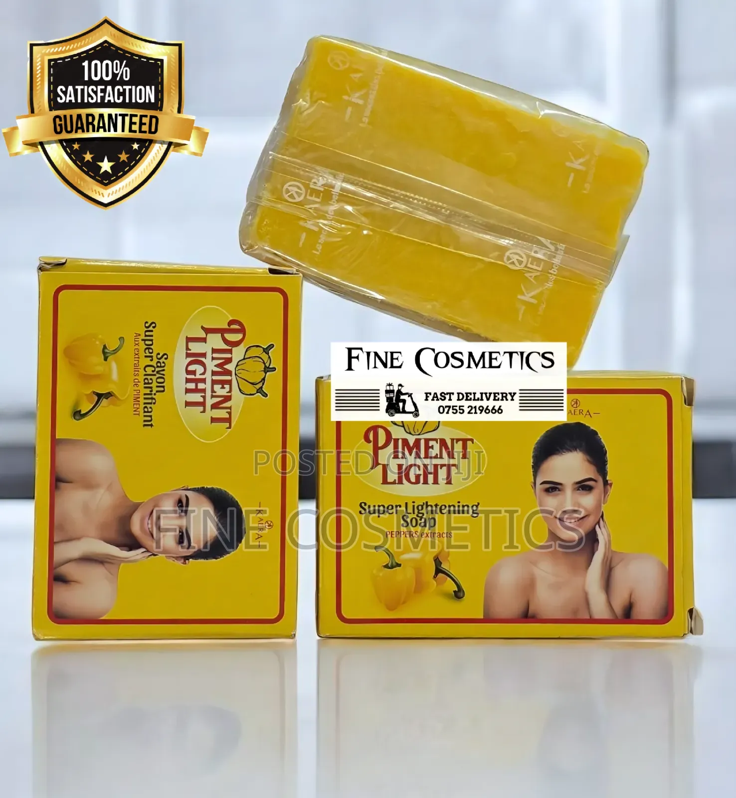 Original Piment Soap | Super Lightening Pepper Extact Soap.