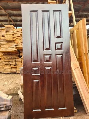Brown Hardwood Doors, Made in Dry Timber