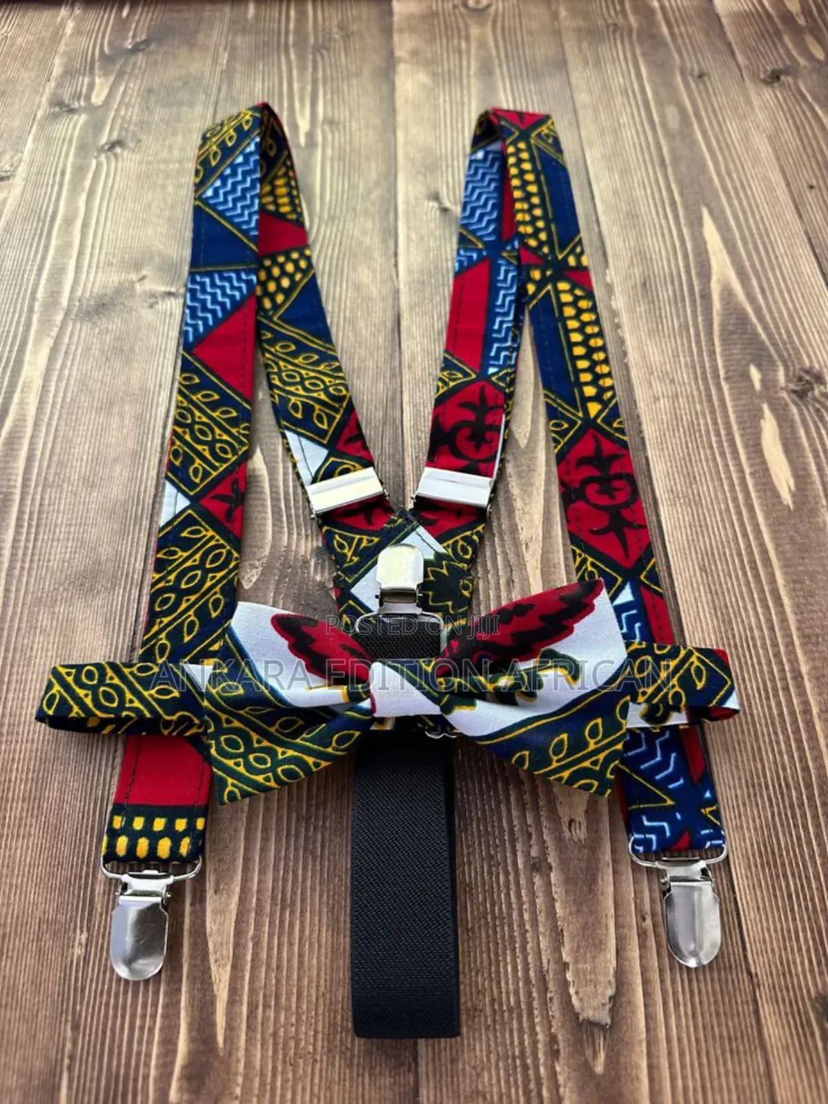Suspenders Bow Tie