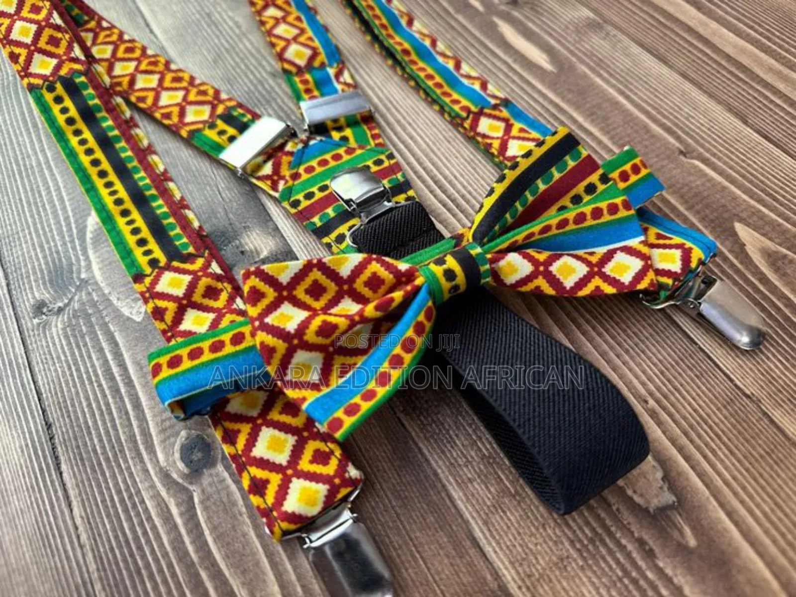 Suspenders Bow Tie