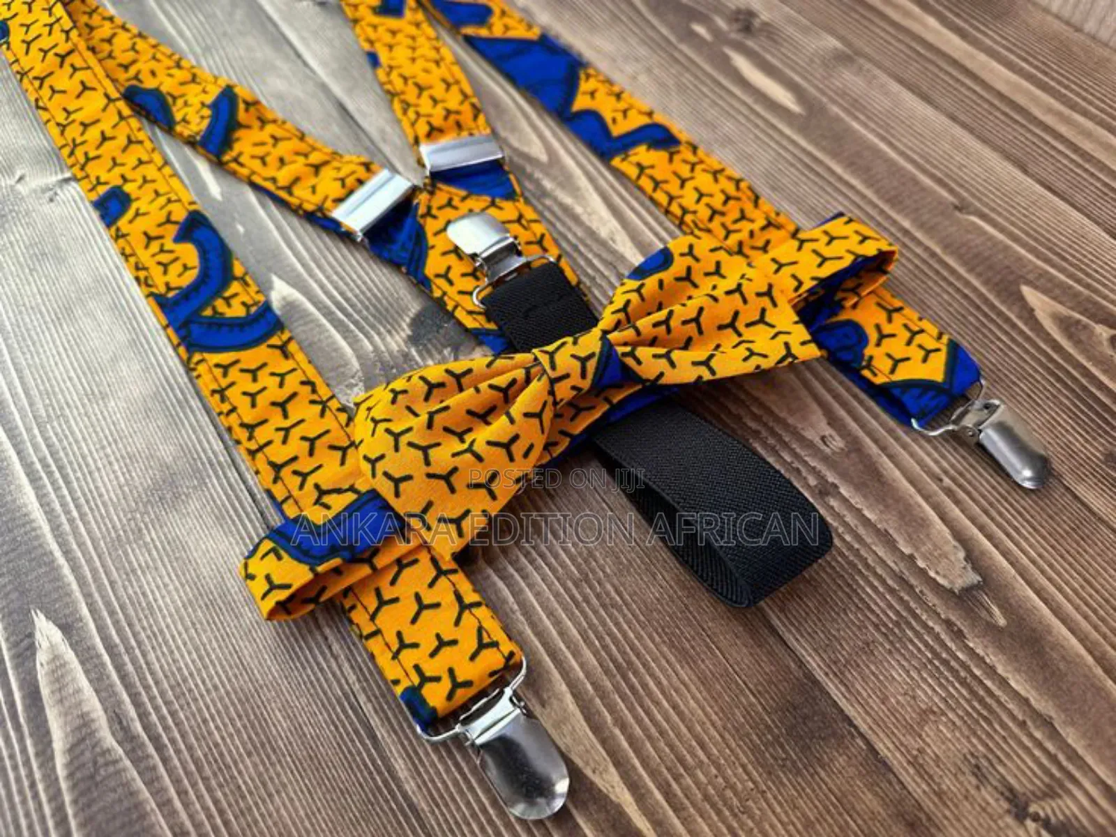 Suspenders Bow Tie