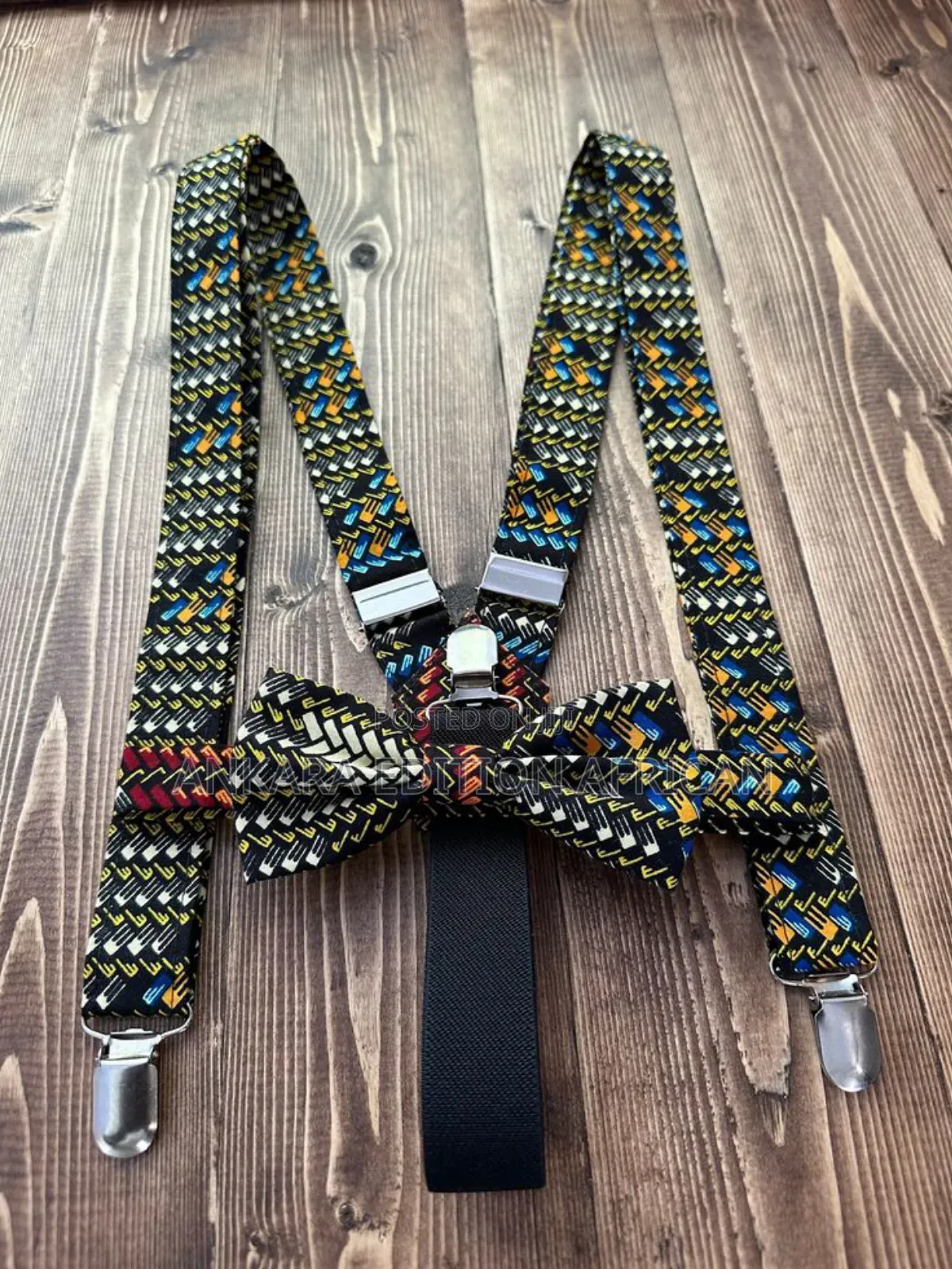 Suspenders Bow Tie