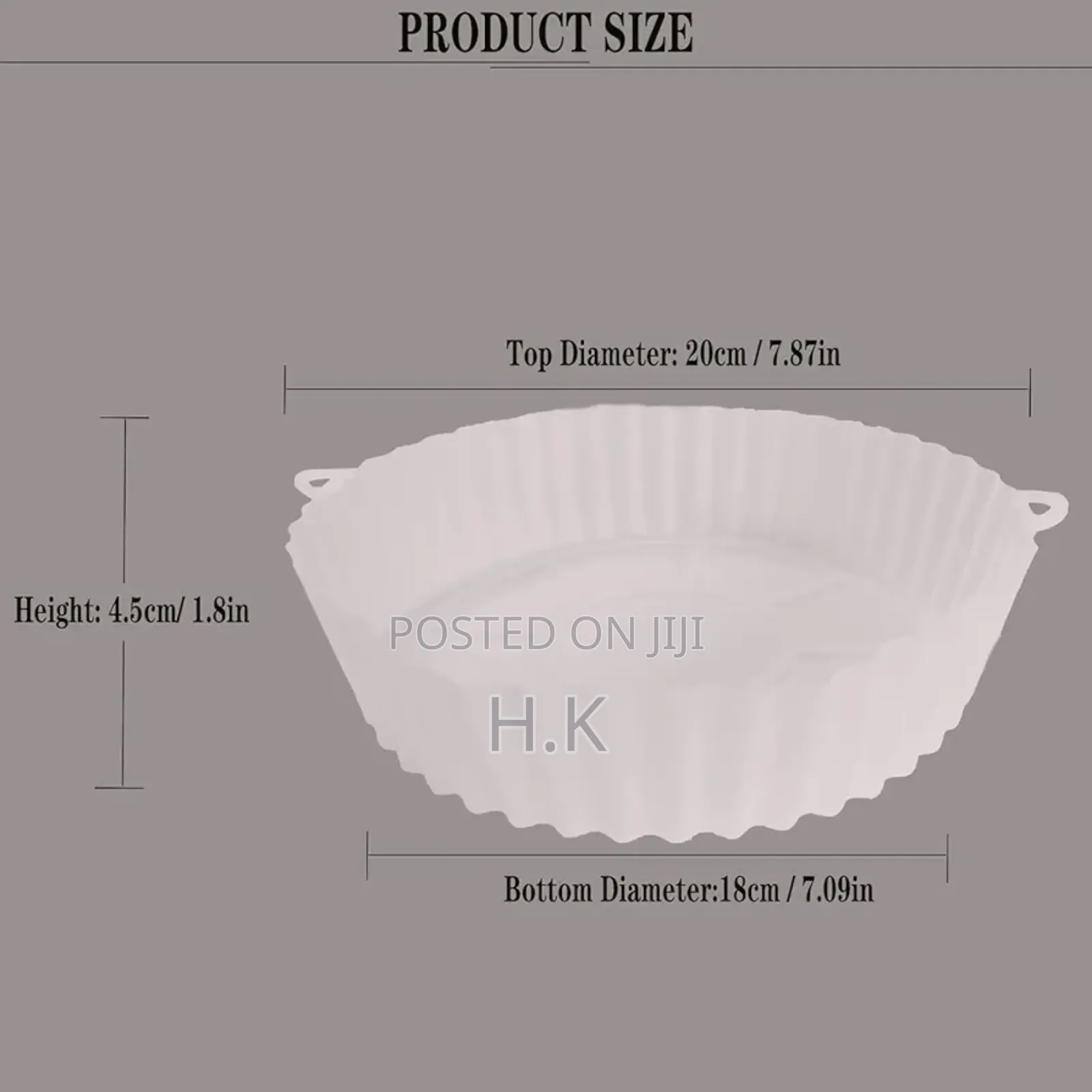 Silicone Air Fryer Pot