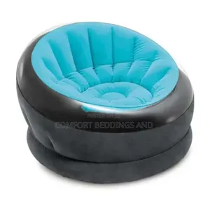 Inflatable Round Chair Blue