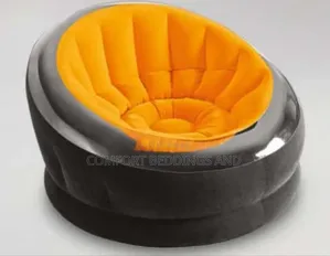 Inflatable Round Chair Orange