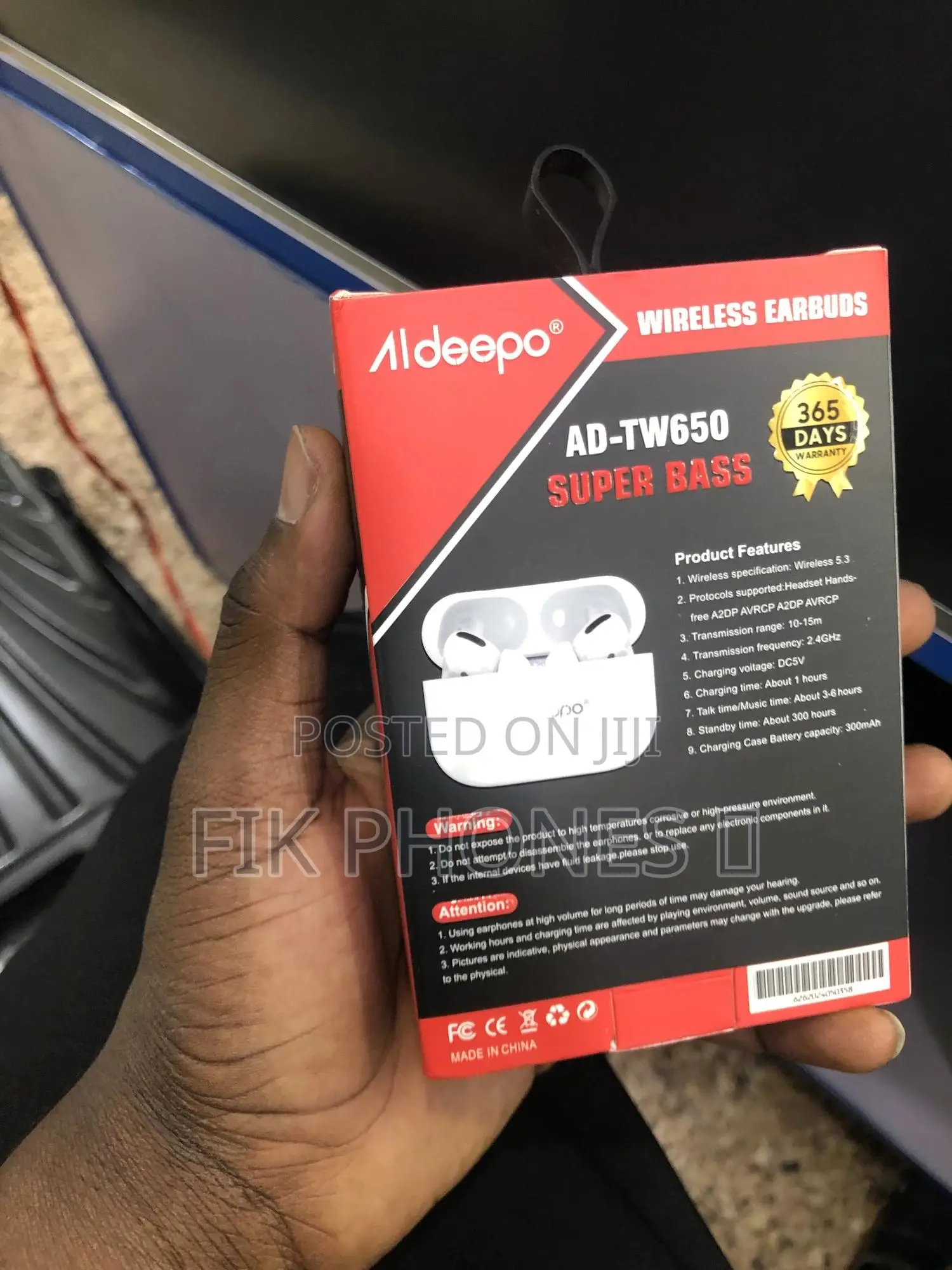 Aldeepo Wireless Earbuds