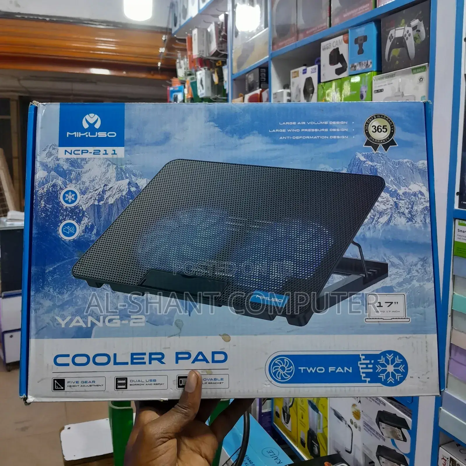 Mikuso Laptop Cooler Pad/Laptop Stand With Cooler