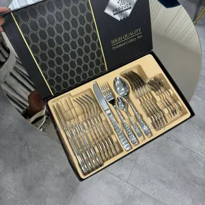 Stainless Steel 24-Piece Cutlery Set With Gift Box