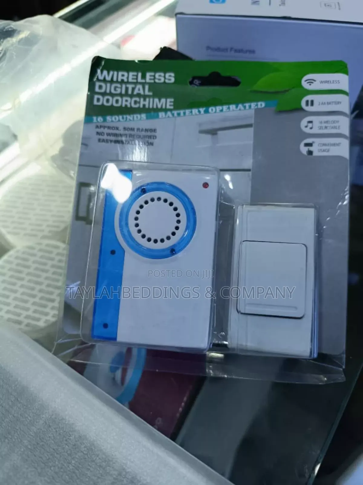 Long Distance Wireless Remote Control Doorbell Audio Output