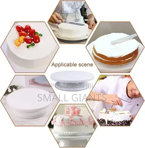 28cm Plastic Cake Stand Turntable