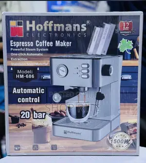 Hoffmans Coffee Maker Machine 20 Bar