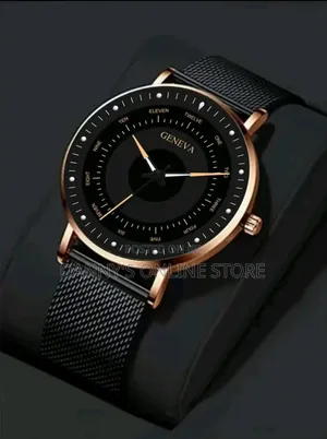 Women Watch Round Pointer Quartz Watch