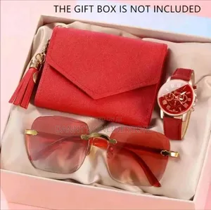 3pcs Women's Watch Fashion Pu Belt Simple Three Eyes Roman