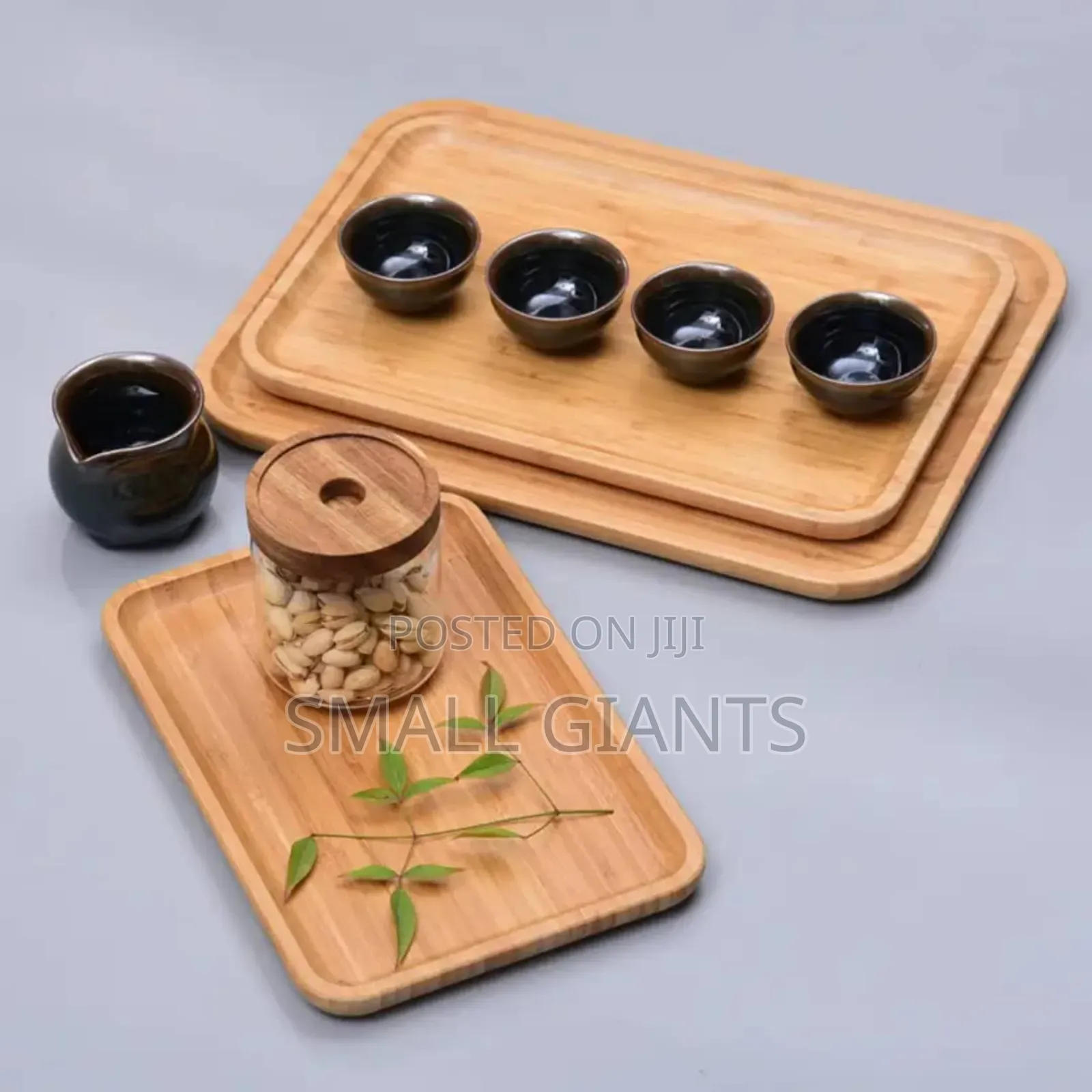 Bamboo Tray Set (3pcs)