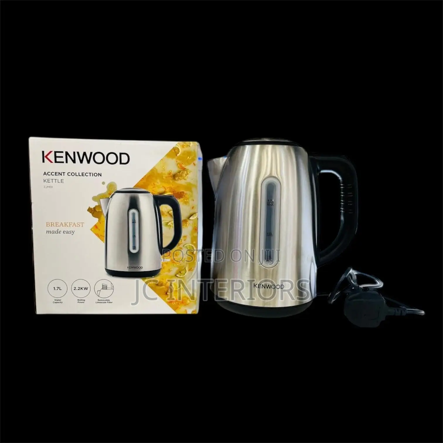 1.7l Kenwood Stainless Kettle