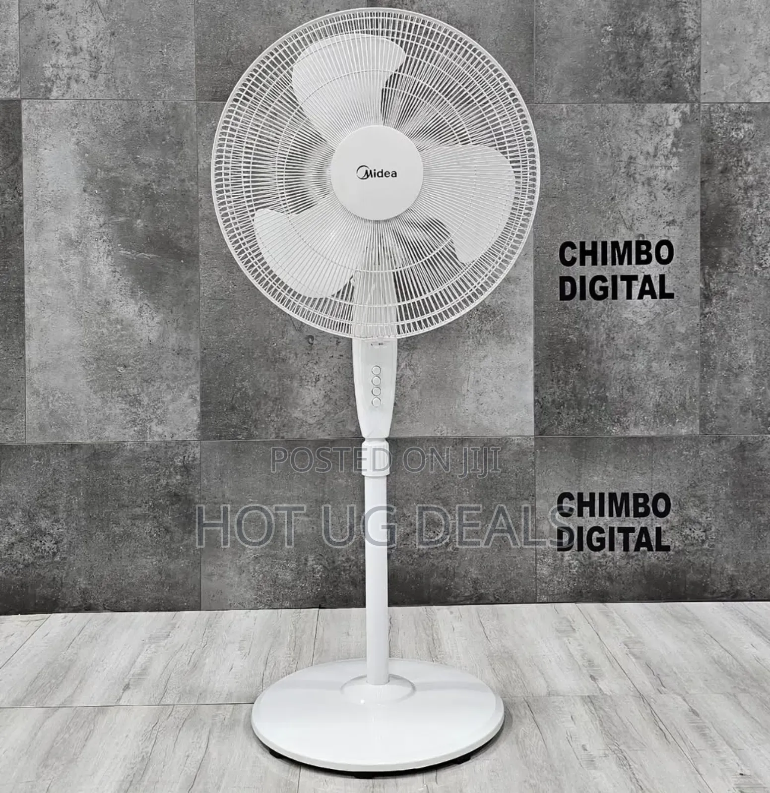 Midea Electric Stand Fan - White