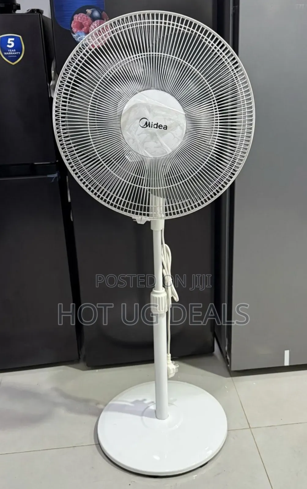 Midea Electric Stand Fan - White