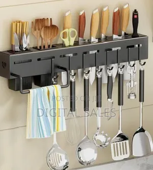 Wall Mount Knife Holder Towel Hanger