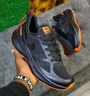 Original Black/Orange Nike Zoom Pegasus Trainer Sneakers