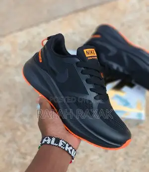 Nike Air Zoom Pegasus Guide 10 Black/Orange Running Sneakers
