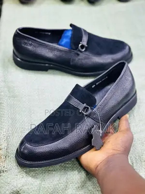 Original Clarks Leather/Suede Patent Formal/Gentle Shoes