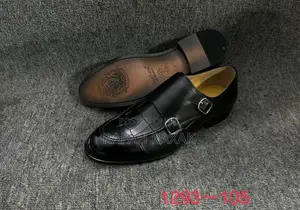 Original Men’S John Foster Double Monk Strap Leather Loafers