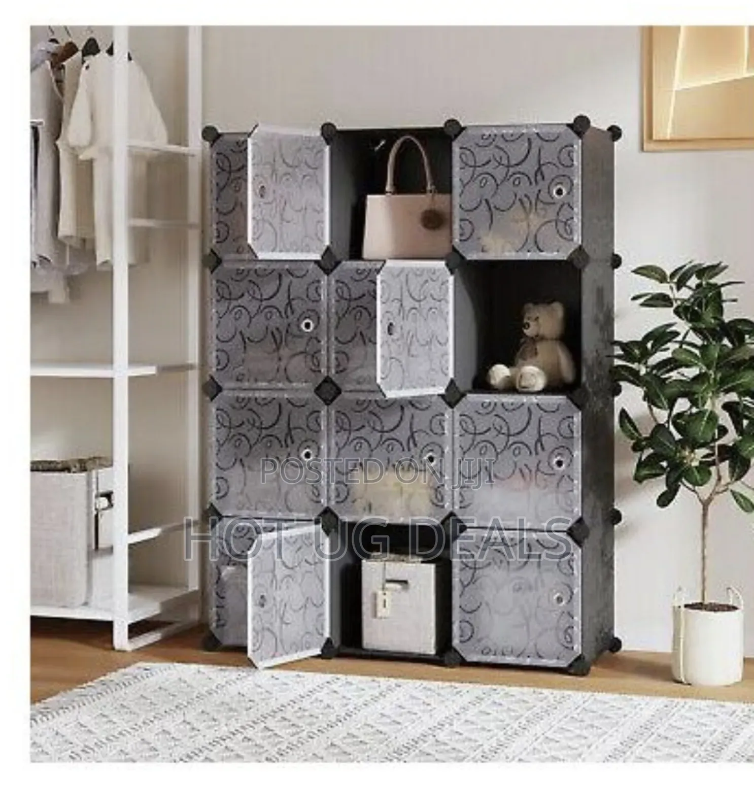 American Classic Plastic Cozy Closet - Black, Grey