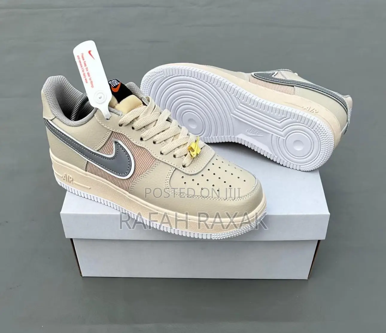Original Custom Leather Nike Air Force 1 07 Low Sneakers