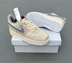Original Custom Leather Nike Air Force 1 07 Low Sneakers