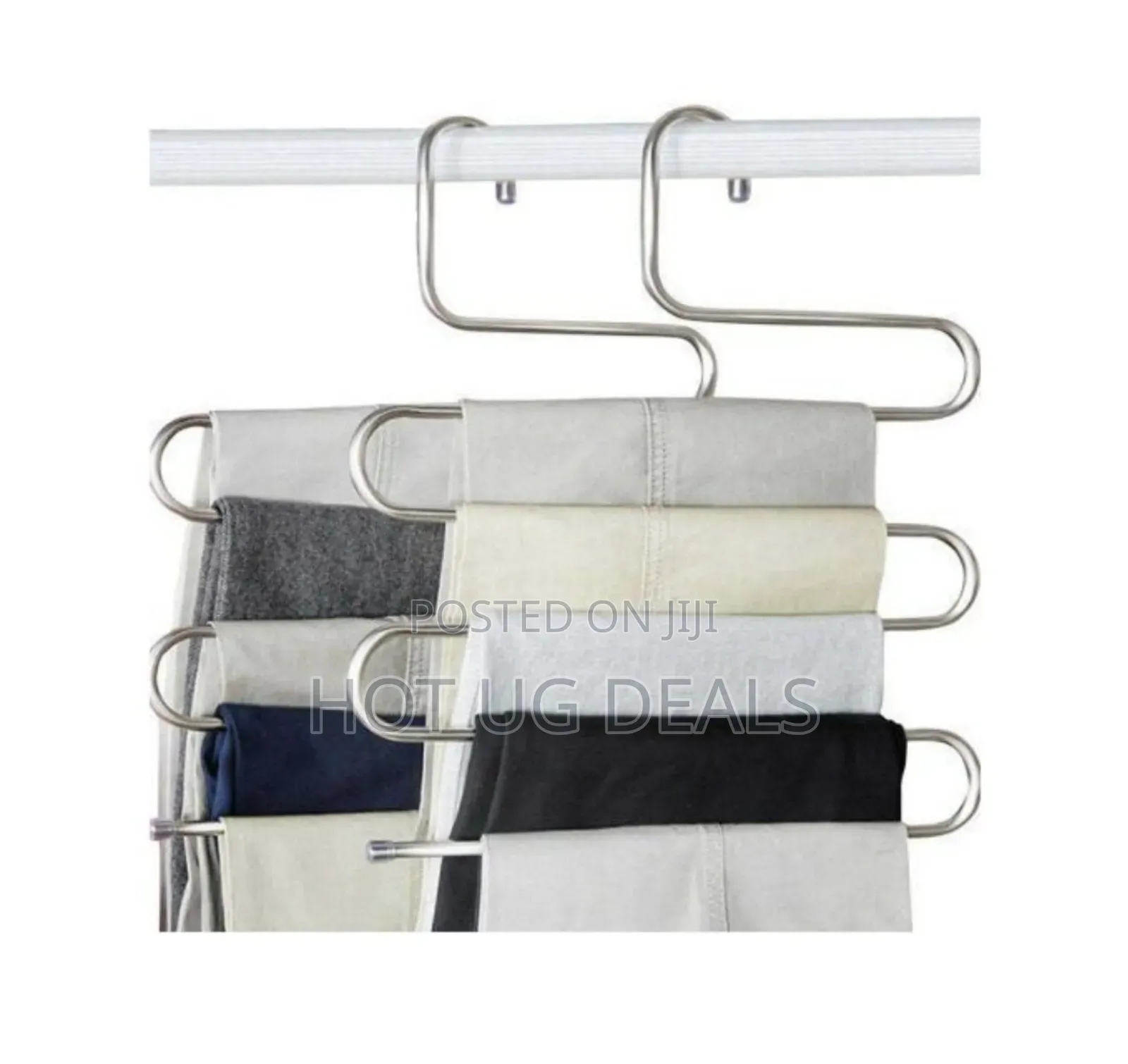 1pc Of Trouser Steel Hanger/Pants Hanger - Silver
