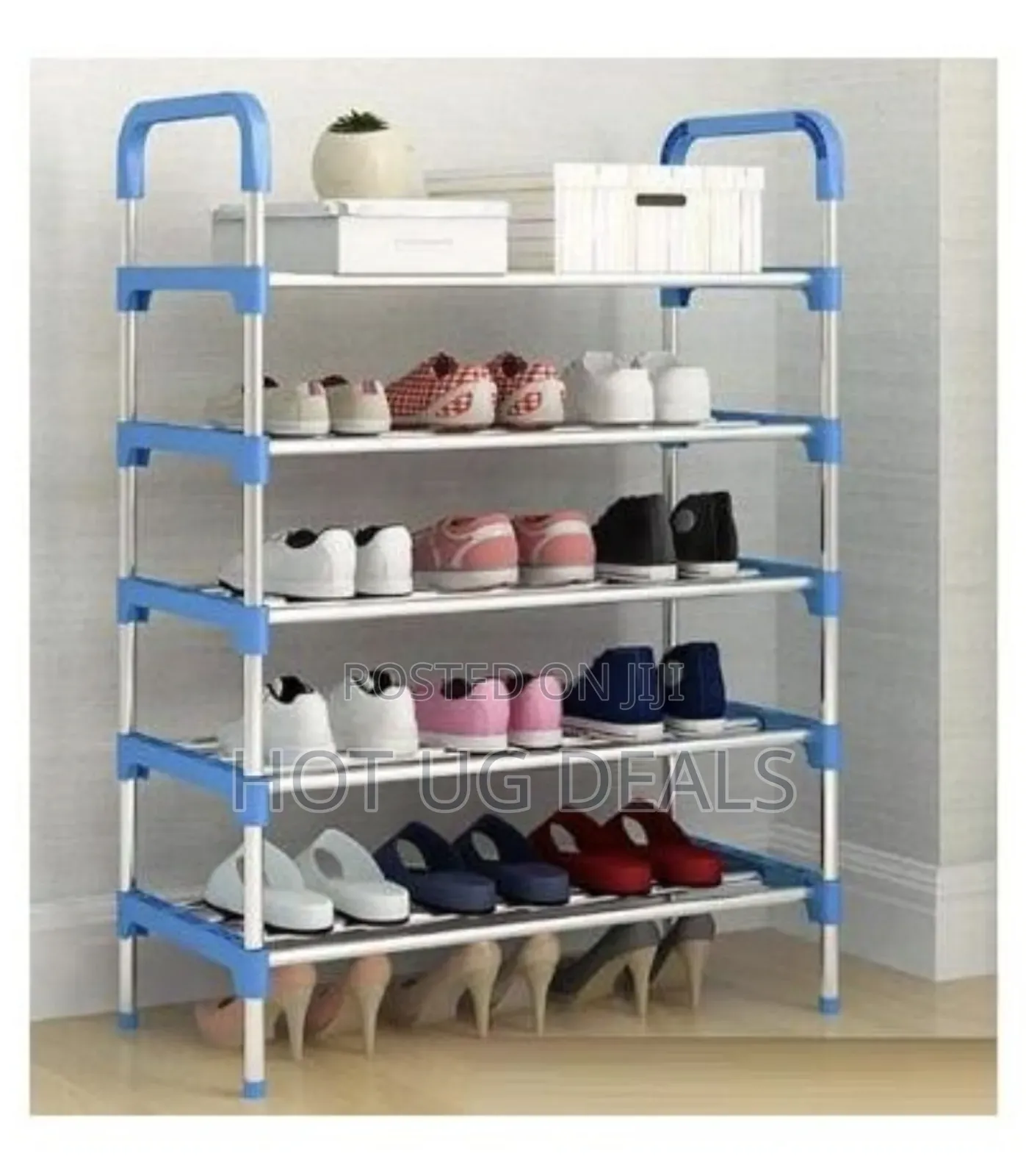 5 Layer Stainless Steel Shoe Rack Shoe Stand  Organizer