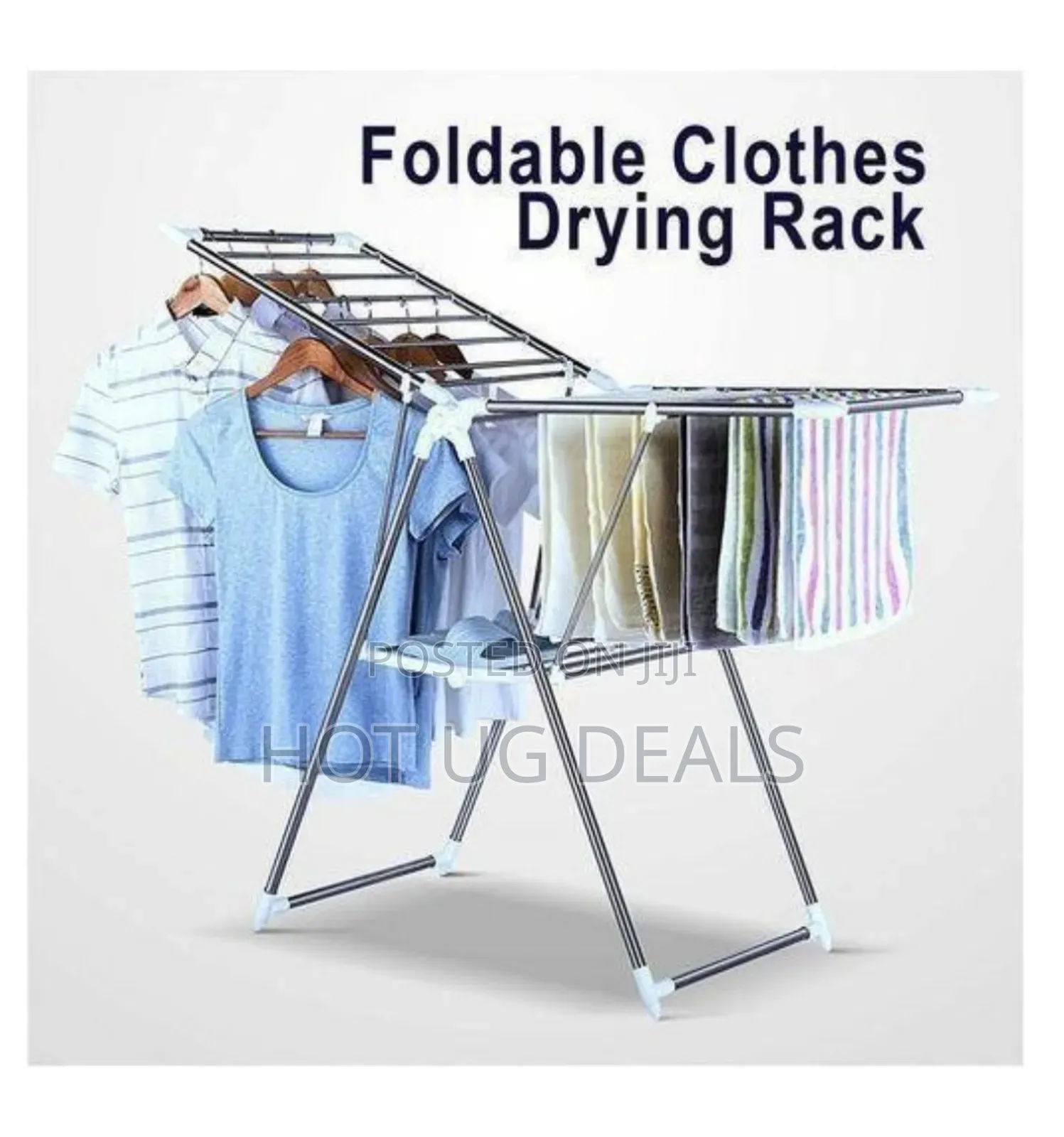Portable Steel Clothes Hanger Clothes Drying Rack
