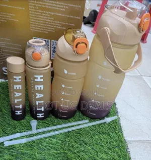 Drinking Bottle Set Of 4 (3l/1500ml/700ml/300ml), Leak-proof