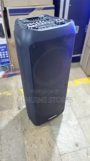 Cortina 12" Rechargeable Speaker With Free Microphone.