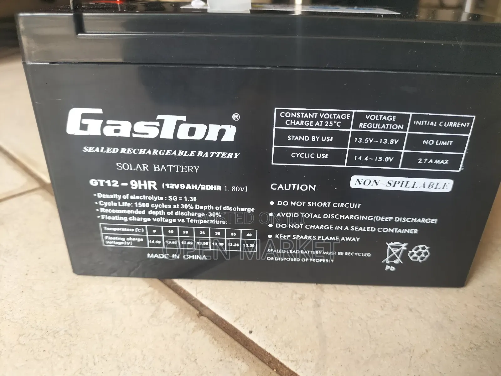 Gaston Batteries