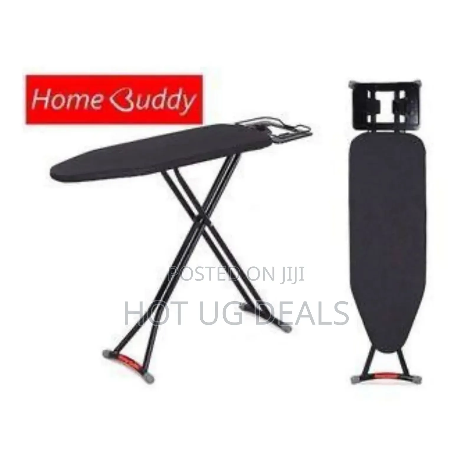 Large Foldable Ironing Board With Aluminum Stands-grey.