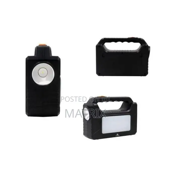 Mini Solar Lighting System With 4 Lights Solar Kit - Black