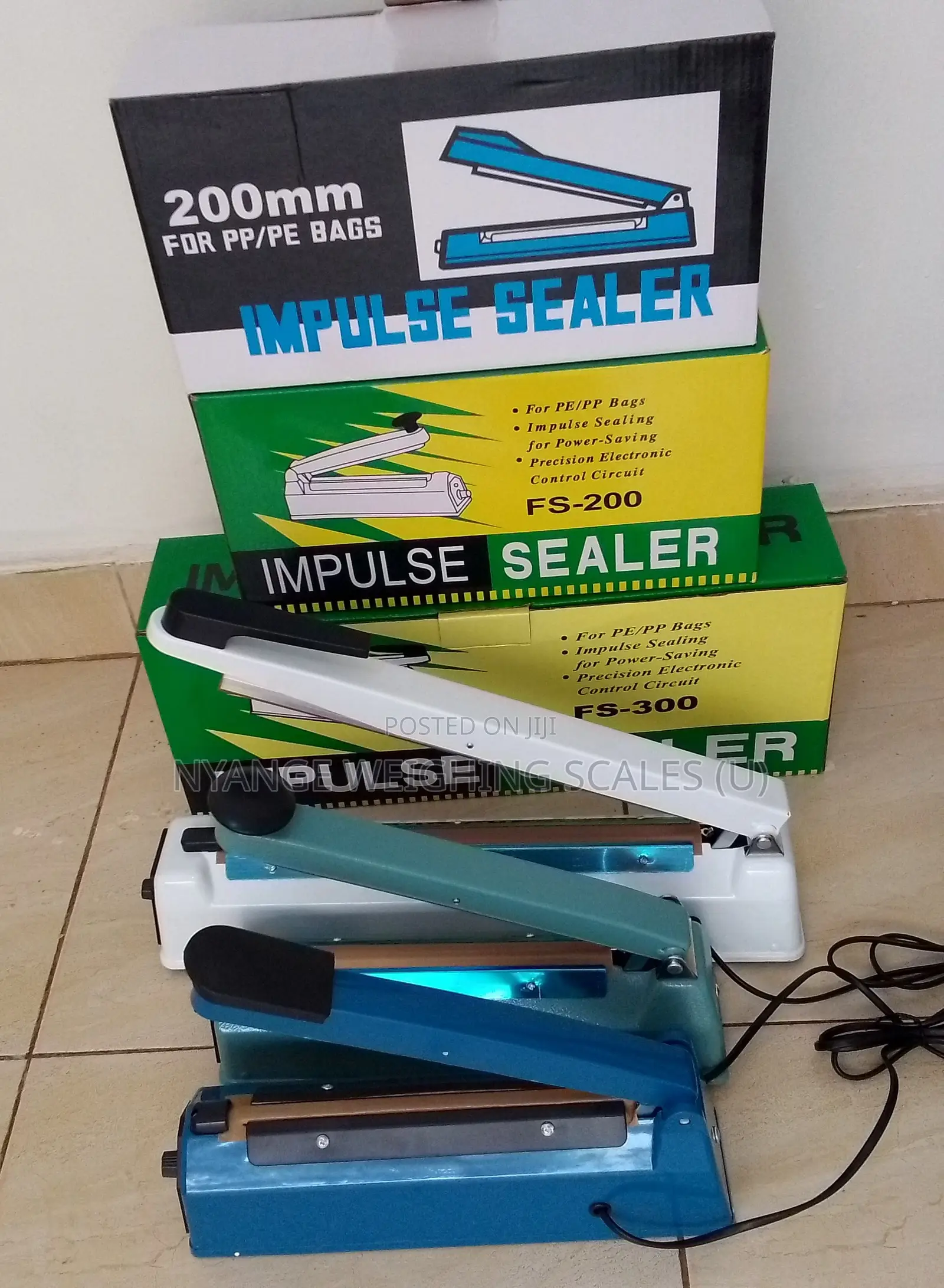 Impulse Heat Sealer Plastic Film 200mm Sealing Machine