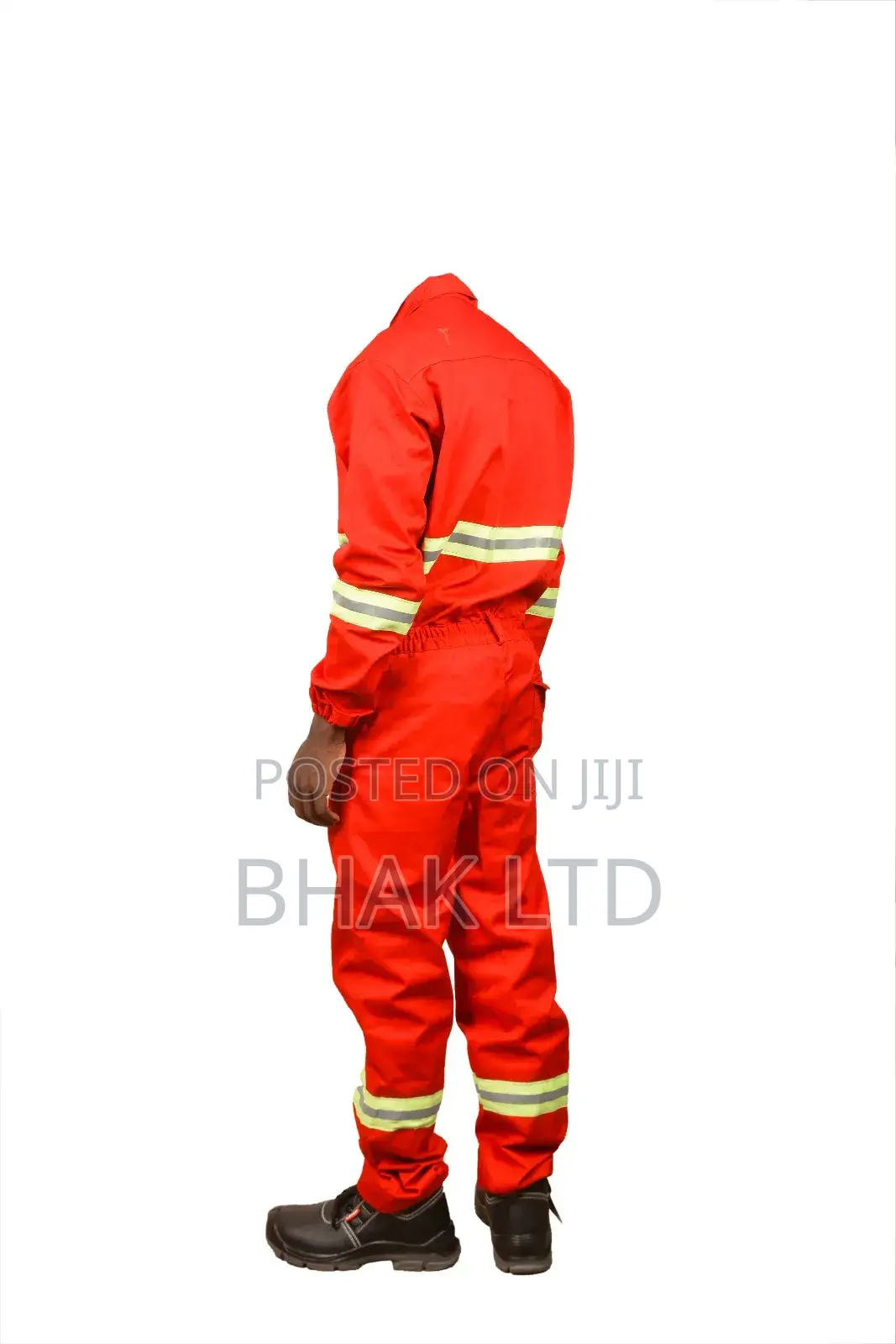 Red Overalls- Polycotton