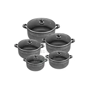 Tornado Non-Stick Saucepan Cookware Pots, Black.