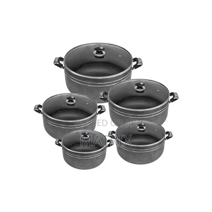 Tornado Non-Stick Saucepan Cookware Pots, Black.