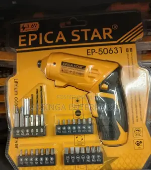 Epica Star Ep-50631 Lithium Cordless Screwdriver Set