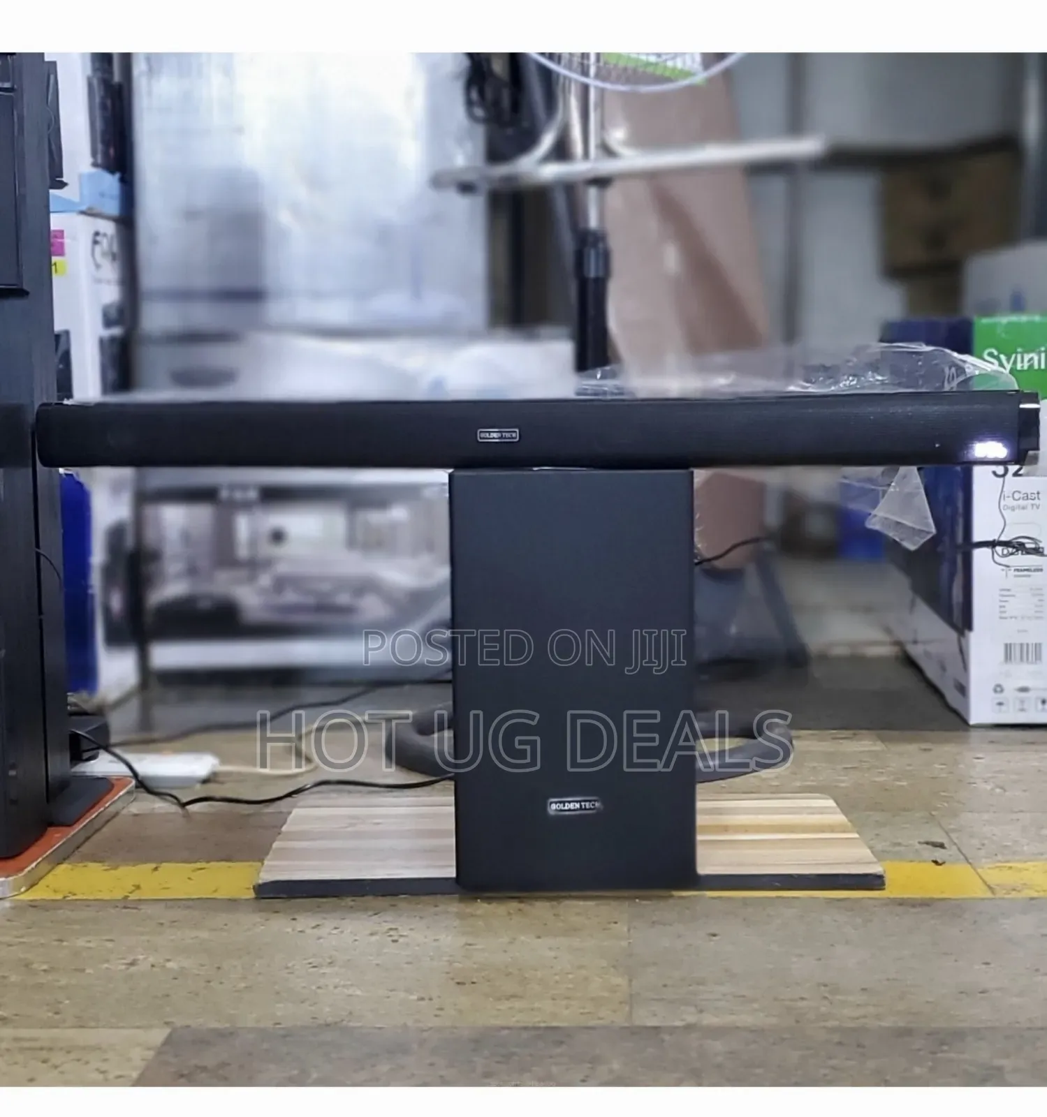 Golden Tech Sound Bar System With Deep Bass, Bluetooth