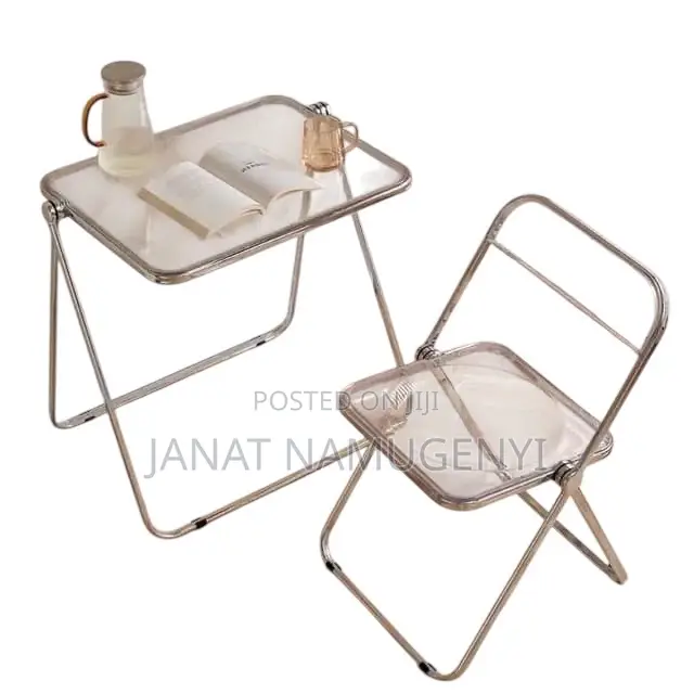Transparent Foldable Dining Table