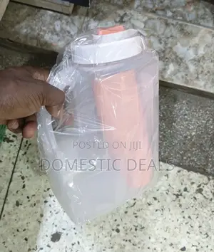 Plastic Water Jug With Drinking Cups